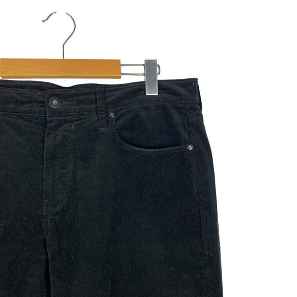 Paige Men's Lennox Corduroy Slim Fit Stretch Pants Black US 33 - Picture 6 of 15